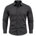 Charcoal Tailored Premium Cotton Dress Shirt | Norvell Brane